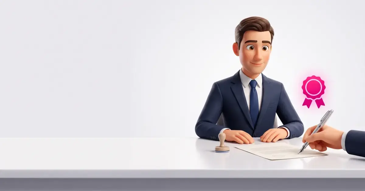 A solicitor witnessing a client signing a statutory declaration document